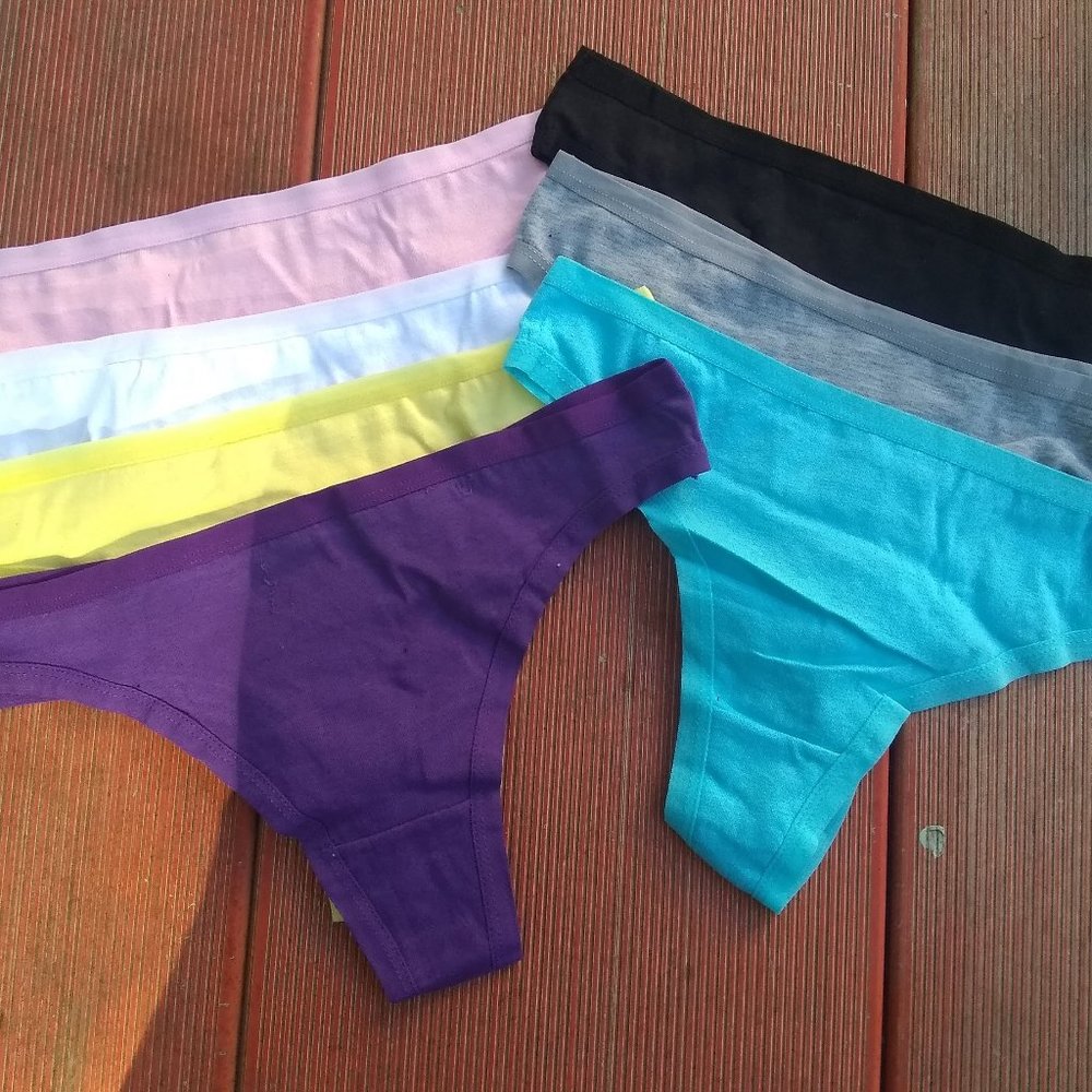 preteen/tween 7 thong panties sizes XXS and XS